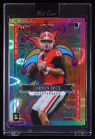 Carson Beck 2023 Wild Card 5 Card Draw Stacked Deck Joker Rainbow Lava #SDCB #1/1 RC at PristineAuction.com