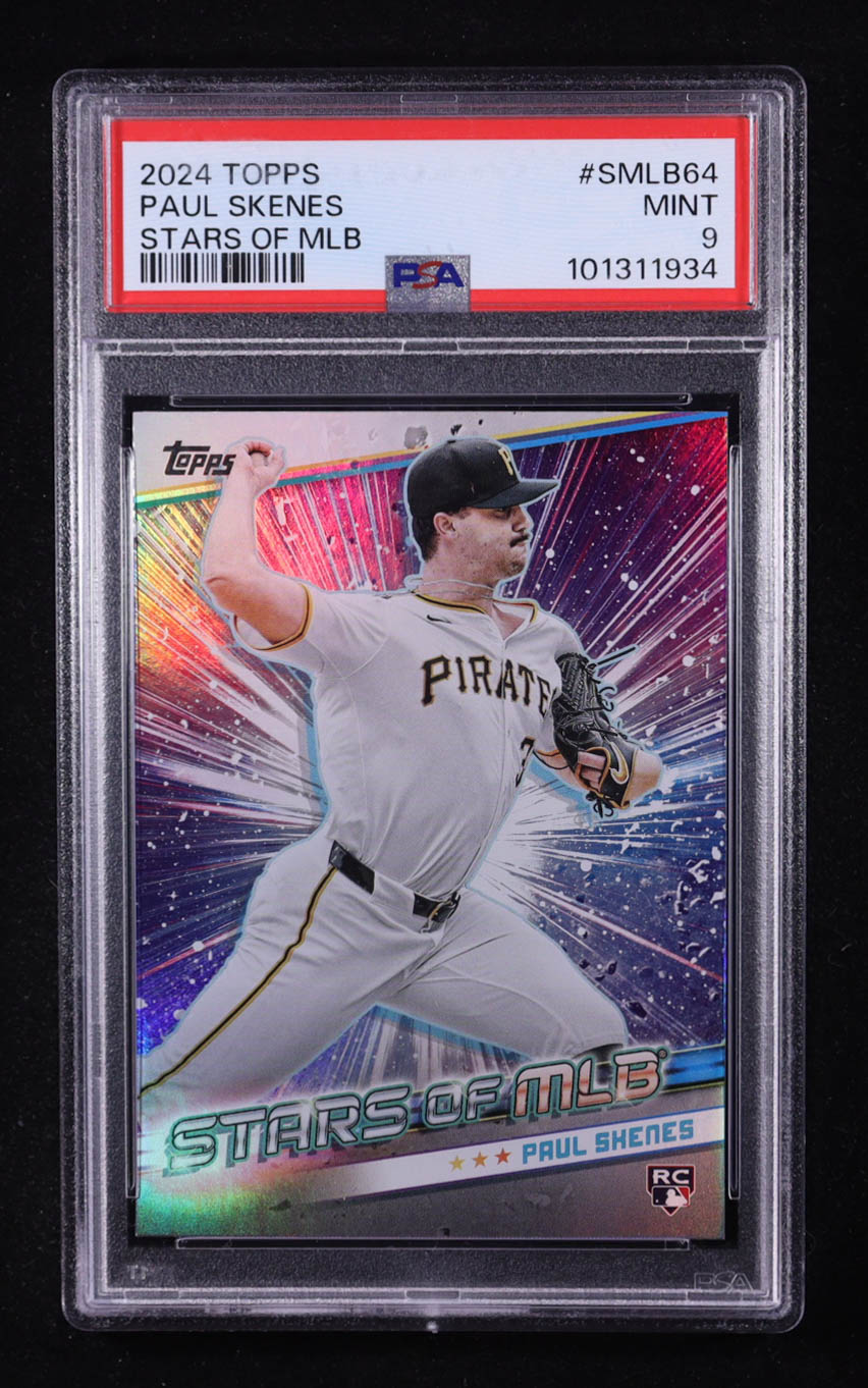 Paul Skenes 2024 Topps Update Stars of MLB #SMLB64 RC (PSA 9) at PristineAuction.com Paul Skenes 2024 Topps Update Stars of MLB #SMLB64 RC (PSA 9) at PristineAuction.com
