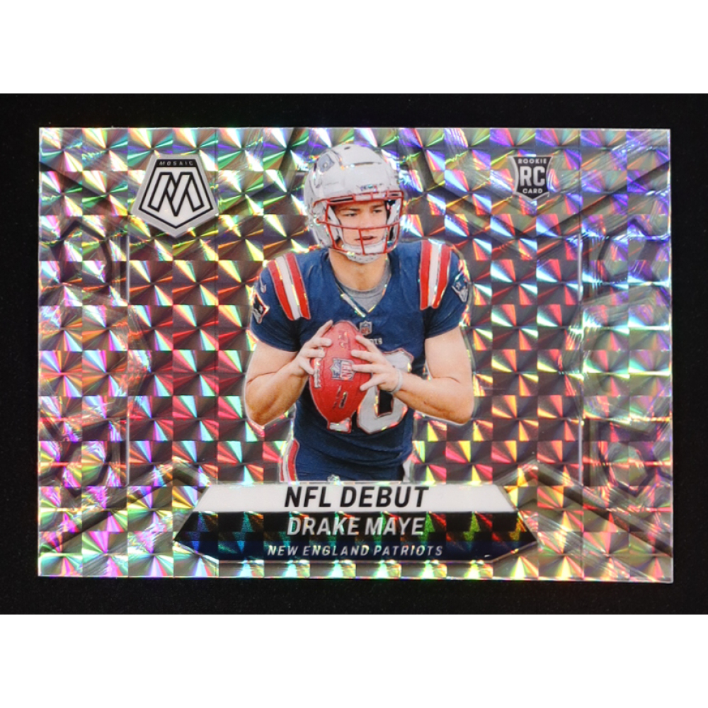 Drake Maye 2024 Panini Mosaic Mosaic #273 DEB RC at PristineAuction.com