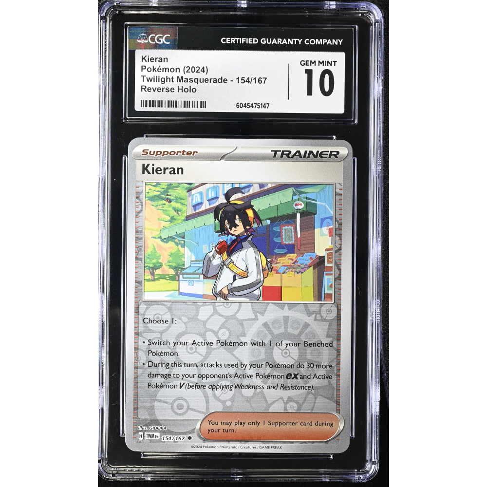 Kieran 2024 Pokemon Twilight Masquerade #154/167 (CGC 10) at PristineAuction.com