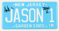 Ari Lehman Signed "Friday the 13th" New Jersey License Plate Inscribed "Jason 1" (Beckett) at PristineAuction.com