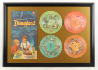Disneyland 1955 "Four Lands" Custom Framed Record Set Display with Original Record Sleeve at PristineAuction.com