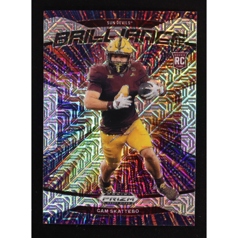 Cam Skattebo 2025 Panini Prizm Draft Picks Brilliance Mojo #3 RC #12/25 at PristineAuction.com