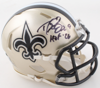 Drew Brees Signed Saints Speed Mini Helmet Inscribed "HOF '26" (Beckett) at PristineAuction.com