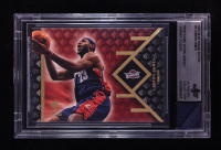 LeBron James 2007-08 SP Rookie Edition #9 With Game-Worn Jersey Swatch (BGS) at PristineAuction.com