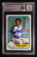 Harold Baines 1981 Fleer #346 RC (BGS Authentic | Autograph Graded BGS 10) at PristineAuction.com