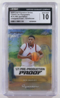 Ace Bailey 2025 Leaf Signature Series Classic Art Autographs Pre-Production Farmhouse Unsigned Proof #CA-AB2 #1/1 (CGC 10) at PristineAuction.com