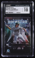 Jacob Wilson 2025 Bowman Rockstar Rookies #RR-16 RC (CGC 10) at PristineAuction.com