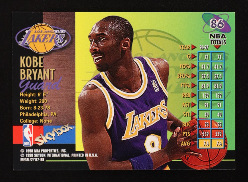 Kobe Bryant 1997-98 Metal Universe Championship #86 at PristineAuction.com Kobe Bryant 1997-98 Metal Universe Championship #86 at PristineAuction.com