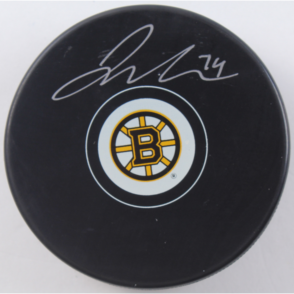 Jake DeBrusk Signed Bruins Logo Hockey Puck (COJO) at PristineAuction.com