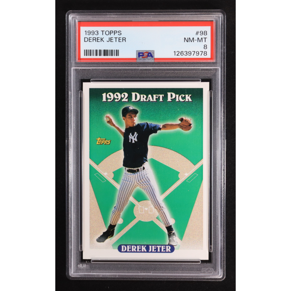 Derek Jeter 1993 Topps #98 RC (PSA 8) at PristineAuction.com