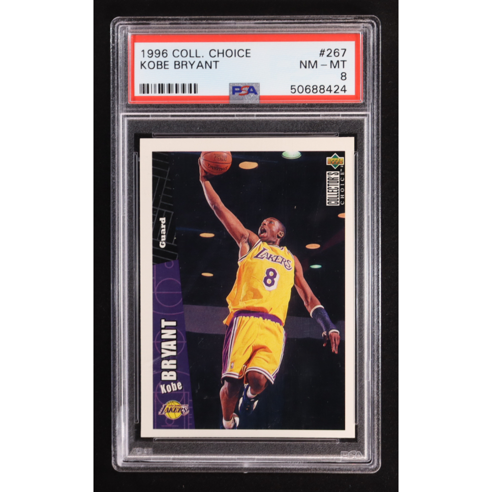 Kobe Bryant 1996-97 Collector's Choice #267 RC (PSA 8) at PristineAuction.com