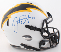 Justin Herbert Signed Chargers Full-Size Lunar Eclipse Alternate Speed Helmet (Beckett) at PristineAuction.com