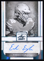 Emeka Egbuka 2022 Leaf Ultimate Draft Portrait Autographs Platinum Spectrum #PAEE1 #34/35 RC at PristineAuction.com