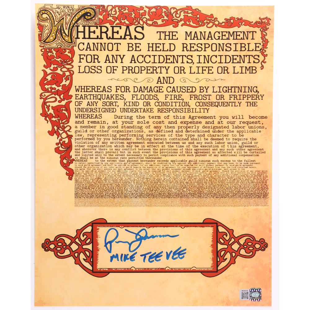 Paris Themmen Signed "Willy Wonka & the Chocolate Factory" 11x14 Photo Inscribed "Mike Tee Vee" (OC Celebrity Marketing) at PristineAuction.com