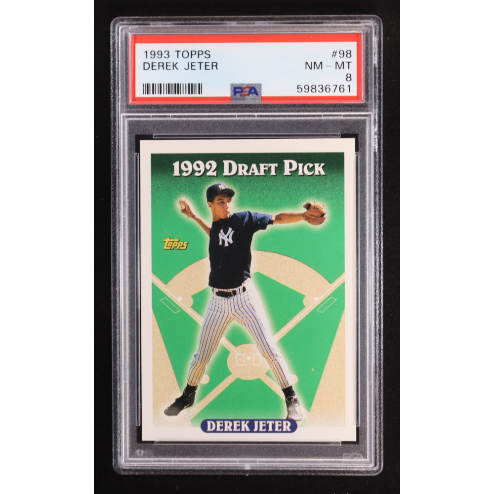 Derek Jeter 1993 Topps #98 RC (PSA 8) at PristineAuction.com