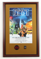 1977 "Star Wars: Return of the Jedi" Dutch Custom Framed Print Display with Movie Release Pin & Poster Pin at PristineAuction.com