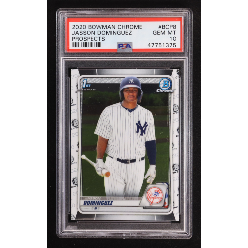 Jasson Dominguez 2020 Bowman Chrome Prospects #BCP8 (PSA 10) at PristineAuction.com