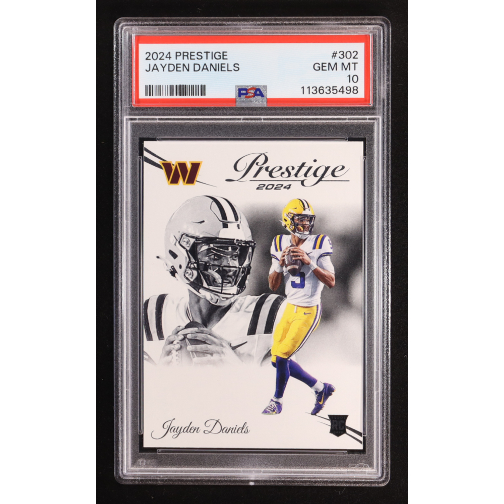 Jayden Daniels 2024 Prestige #302 RC (PSA 10) at PristineAuction.com