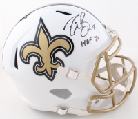 Drew Brees Signed Saints Full-Size Speed Helmet Inscribed "HOF '26" (Beckett) at PristineAuction.com