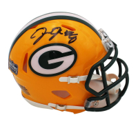 Josh Jacobs Signed Packers Speed Mini Helmet (Radtke) at PristineAuction.com