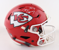 Tony Gonzalez Signed Chiefs Full-Size Authentic On-Field Speedflex Helmet Inscribed "HOF 19" (Beckett) at PristineAuction.com