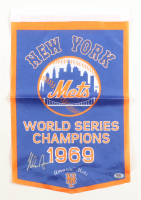 Nolan Ryan Signed 1969 Mets World Championship Canvas Banner (PSA) at PristineAuction.com