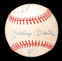 Mickey Mantle, Willie Mays, & Duke Snider Signed OAL Baseball (JSA) at PristineAuction.com
