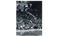 Michael Jordan Signed Bulls "Frozen in Time" 30x40 Photo (UDA) at PristineAuction.com