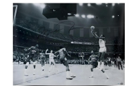 Michael Jordan Signed North Carolina Tar Heels 30x40 Photo (UDA) at PristineAuction.com