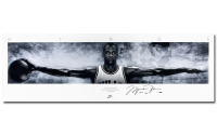 Michael Jordan Signed LE "Wings" 20th Anniversary 23x72 Photo Inscribed "2009 HOF" (UDA) at PristineAuction.com