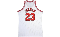 Michael Jordan Signed Bulls Mitchell & Ness Authentic Jersey (UDA) at PristineAuction.com