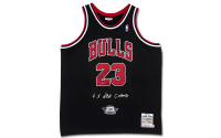Michael Jordan Signed LE Bulls Mitchell & Ness Authentic Jersey (UDA) at PristineAuction.com