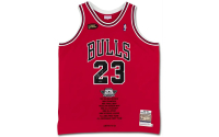Michael Jordan Signed LE Bulls "25th Anniversary" 1998 Championship Mitchell & Ness Authentic Jersey (UDA) at PristineAuction.com