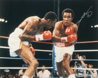 Sugar Ray Leonard Signed 16x20 Photo (Beckett) at PristineAuction.com