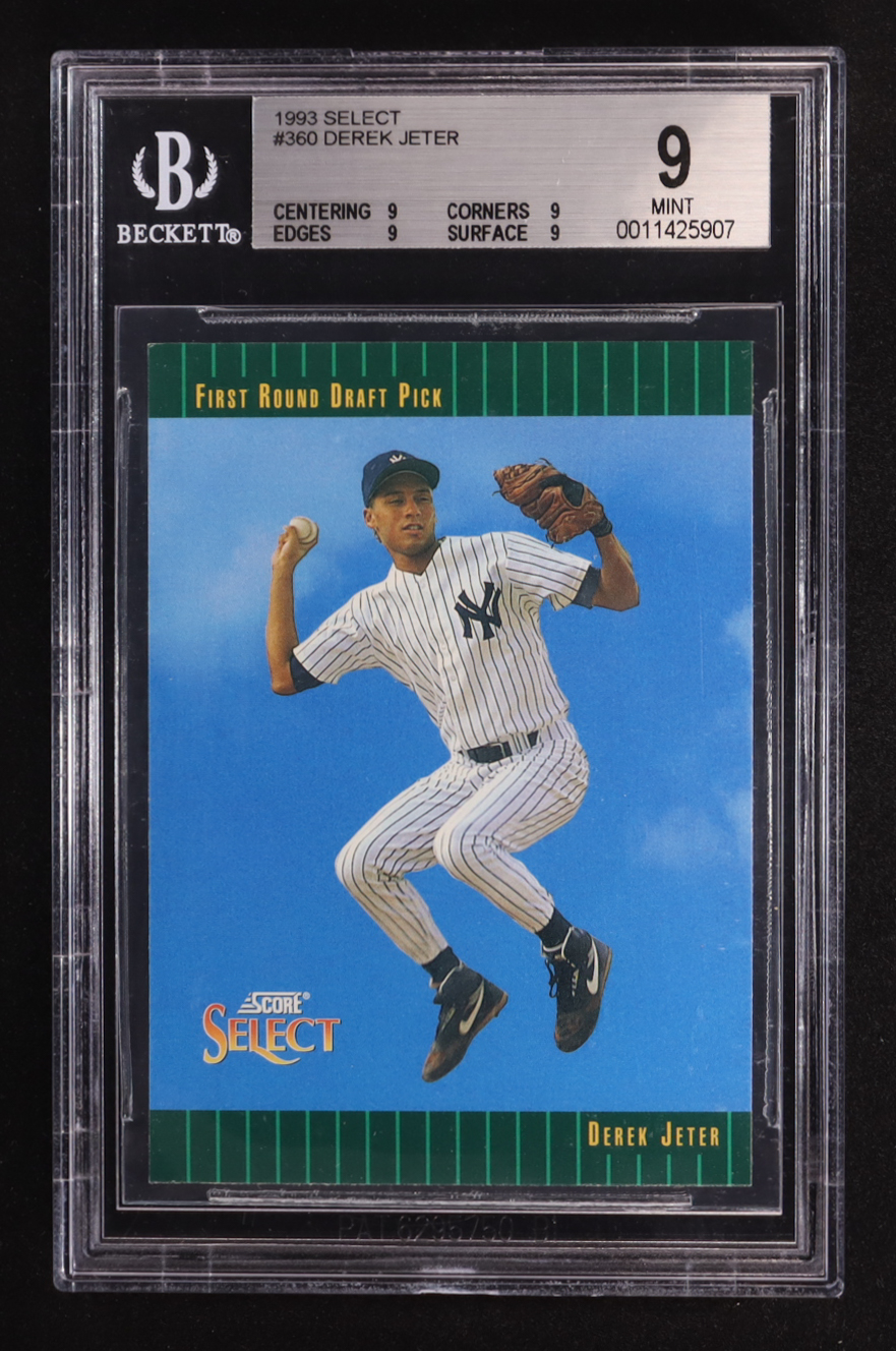 Derek Jeter 1993 Select #360 RC (BGS 9) at PristineAuction.com Derek Jeter 1993 Select #360 RC (BGS 9) at PristineAuction.com