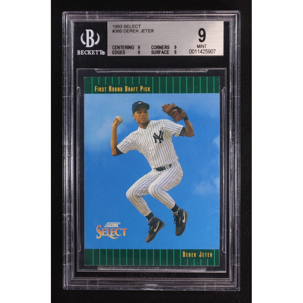 Derek Jeter 1993 Select #360 RC (BGS 9) at PristineAuction.com
