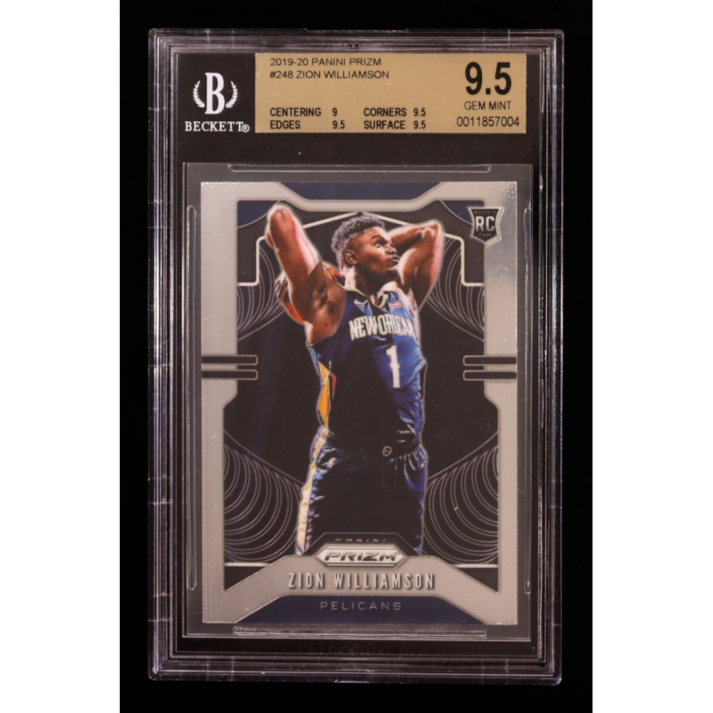 Zion Williamson 2019-20 Panini Prizm #248 RC (BGS 9.5) at PristineAuction.com