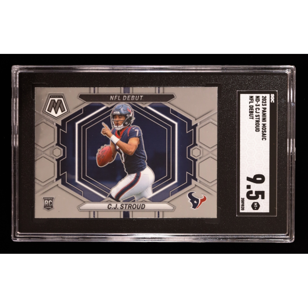 CJ Stroud 2023 Panini Mosaic NFL Debut #3 RC (SGC 9.5) at PristineAuction.com