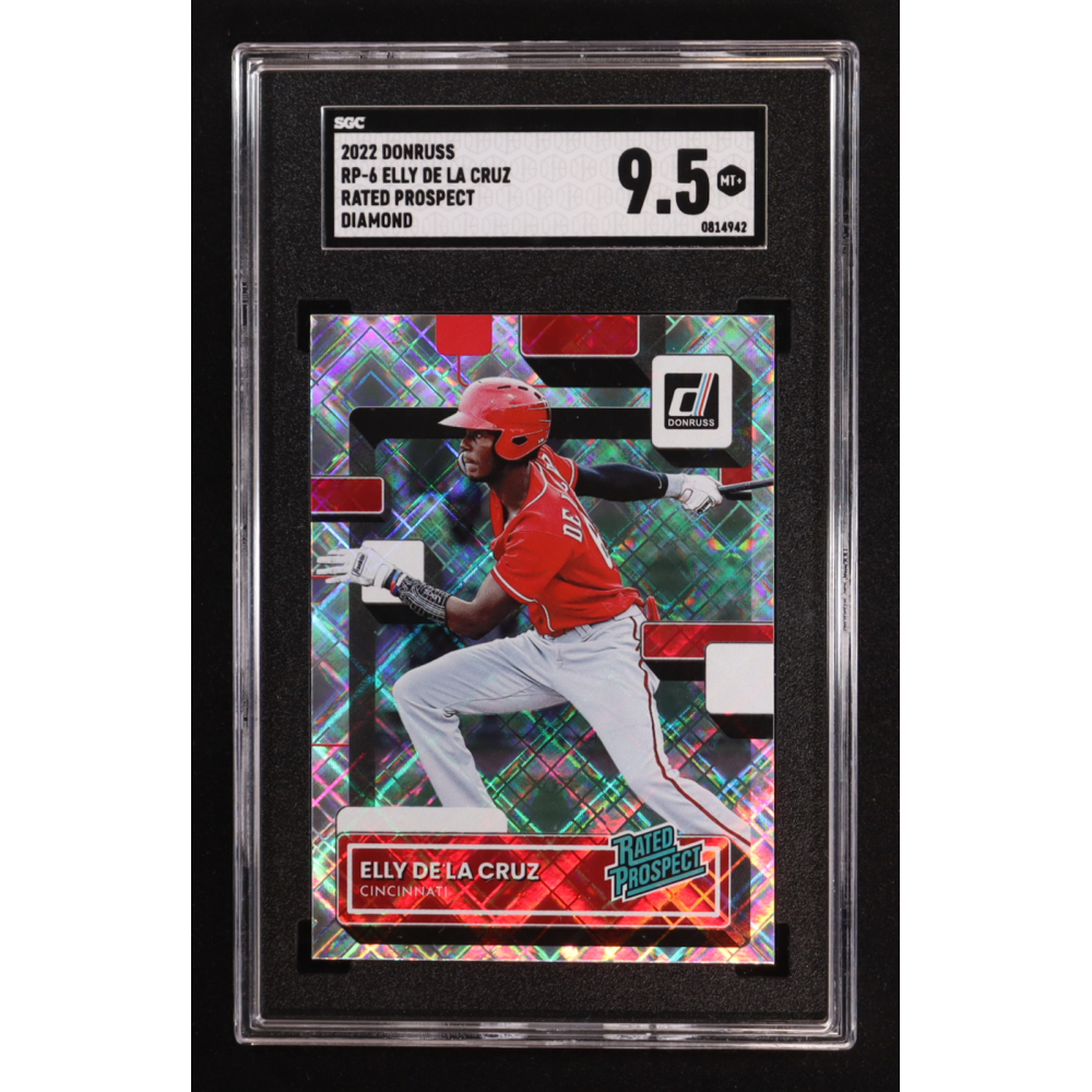 Elly De La Cruz 2022 Donruss Rated Prospects Diamond #6 (SGC 9.5) at PristineAuction.com