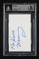 Keith Murray Signed 3x5 Index Card (Beckett) at PristineAuction.com