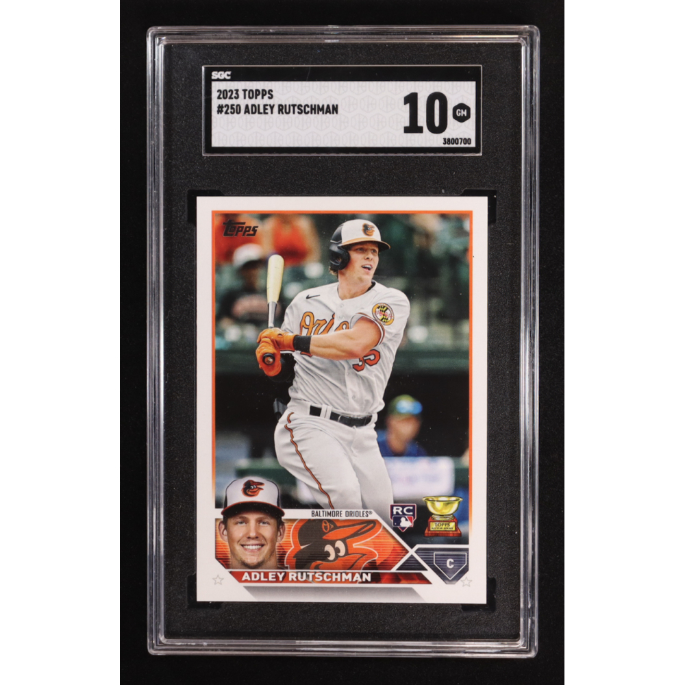 Adley Rutschman 2023 Topps #250 RC (SGC 10) at PristineAuction.com