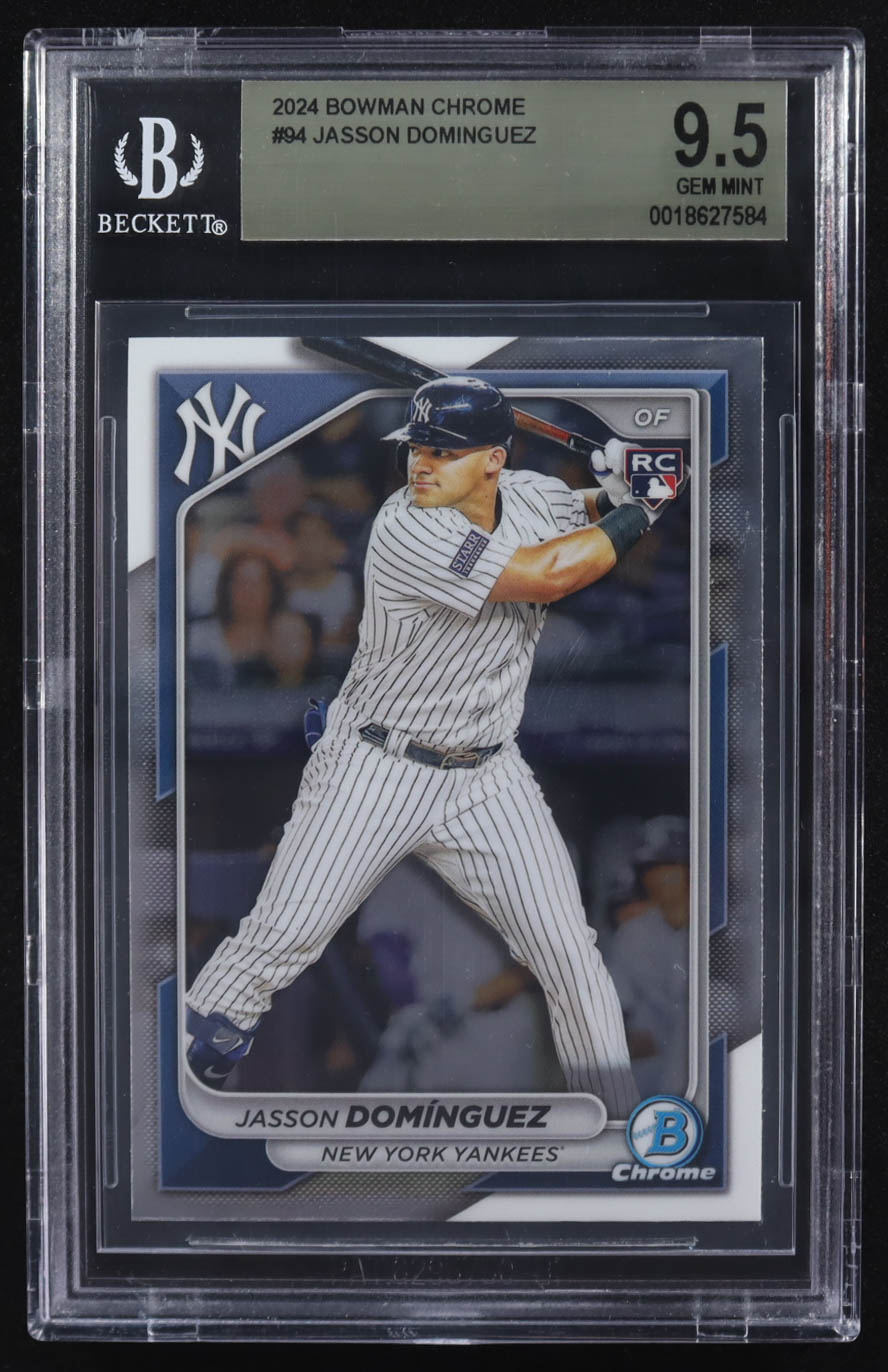 Jasson Dominguez 2024 Bowman Chrome #94 RC (BGS 9.5) at PristineAuction.com Jasson Dominguez 2024 Bowman Chrome #94 RC (BGS 9.5) at PristineAuction.com