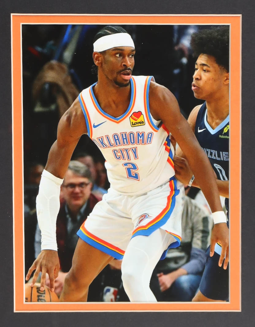 Shai Gilgeous-Alexander Signed Custom Framed Jersey Display with NBA Finals Pin & Conference Pin (Beckett) at PristineAuction.com Shai Gilgeous-Alexander Signed Custom Framed Jersey Display with NBA Finals Pin & Conference Pin (Beckett) at PristineAuction.com