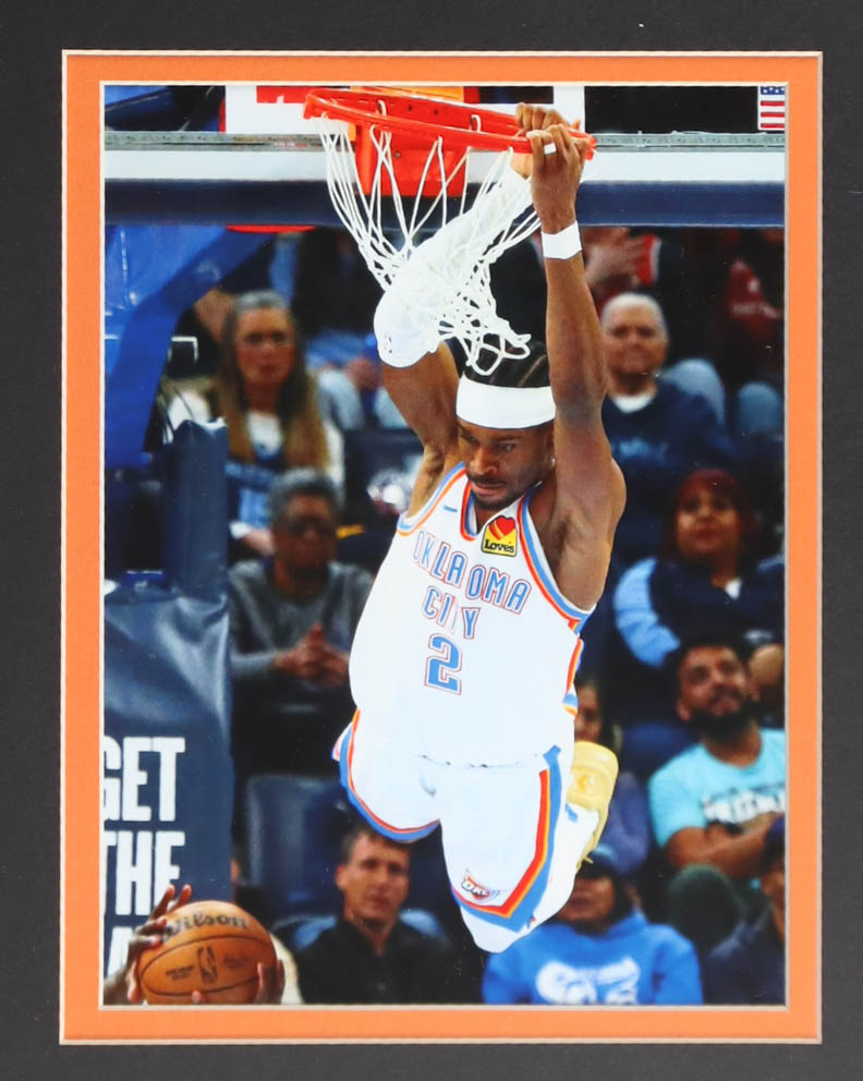 Shai Gilgeous-Alexander Signed Custom Framed Jersey Display with NBA Finals Pin & Conference Pin (Beckett) at PristineAuction.com Shai Gilgeous-Alexander Signed Custom Framed Jersey Display with NBA Finals Pin & Conference Pin (Beckett) at PristineAuction.com