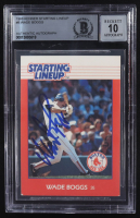Wade Boggs Signed 1988 Kenner Starting Lineup #8 (BGS | Autograph Graded BGS 10) at PristineAuction.com