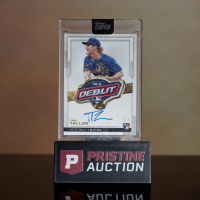 Troy Taylor 2025 Topps Chrome Update Rookie MLB Debut Patch Autographs #RDPATT RC #1/1 at PristineAuction.com