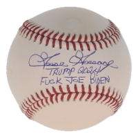Goose Gossage Signed OML Baseball Inscribed "Trump 2024" & "F*** Joe Biden" (Beckett) at PristineAuction.com