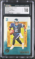 Jalen Hurts 2020 Panini Chronicles Gridiron Kings Bronze #GK-5 RC (CGC GEM MINT 10) at PristineAuction.com