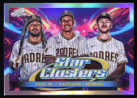 Manny Machado / Fernando Tatis Jr. / Jackson Merrill 2025 Topps Cosmic Chrome Triple Star Clusters #TSC5 at PristineAuction.com